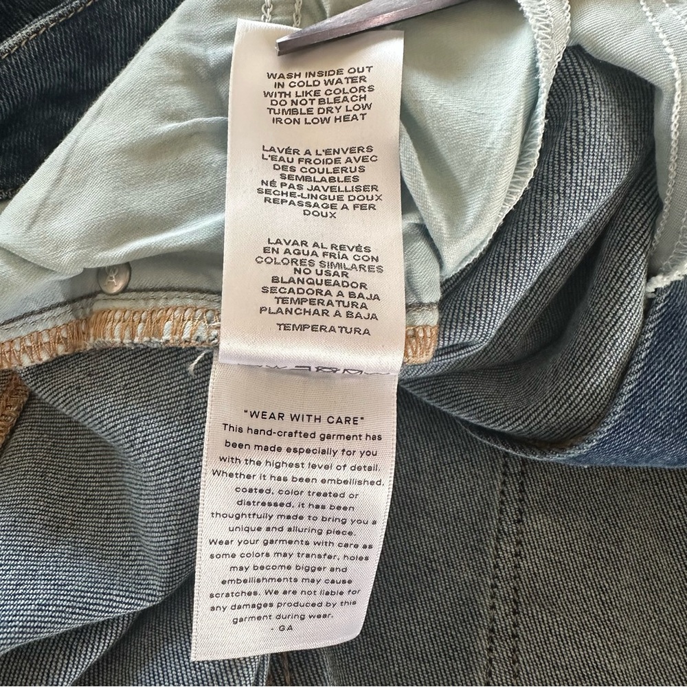Good American Women's Palazzo Jeans Cropped Anthropology NWT NEW Plus Size 22W - Picture 15 of 16